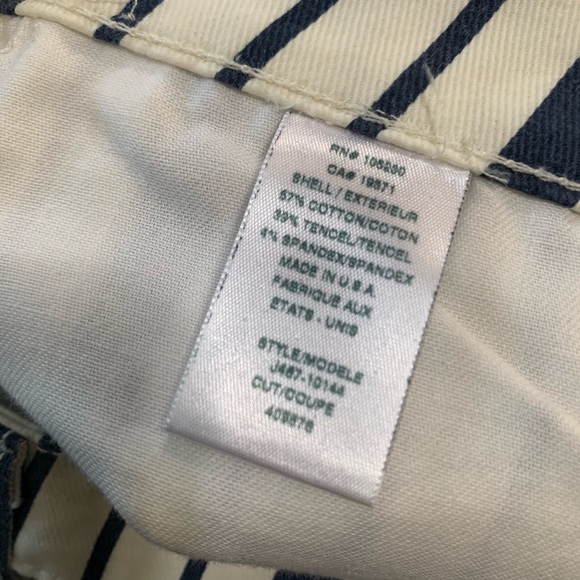 JOIE Blue & White Striped 'Nailah' Skinny Pants - Picture 11 of 11